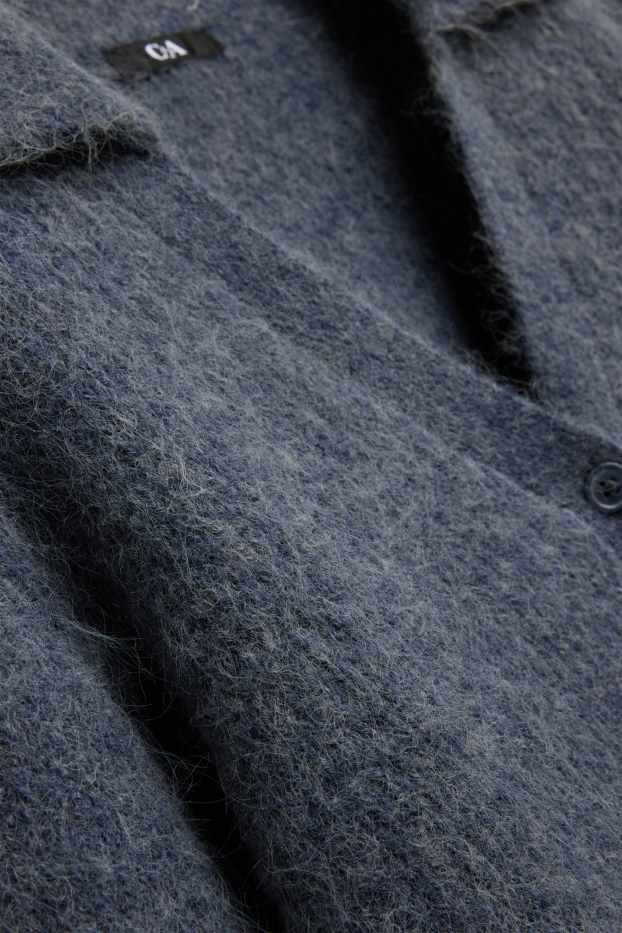 Damen - Strickjacke - grau-melange