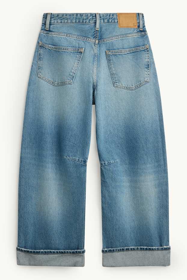 Dona - Barrel Jeans - high waist - texà blau clar