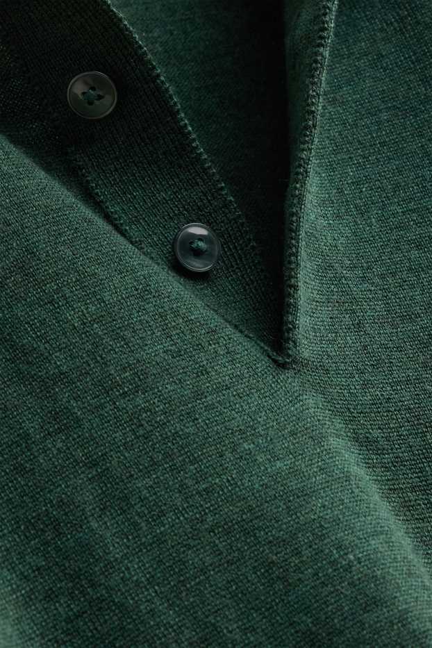 Uomo - Maglione in lana merino - verde