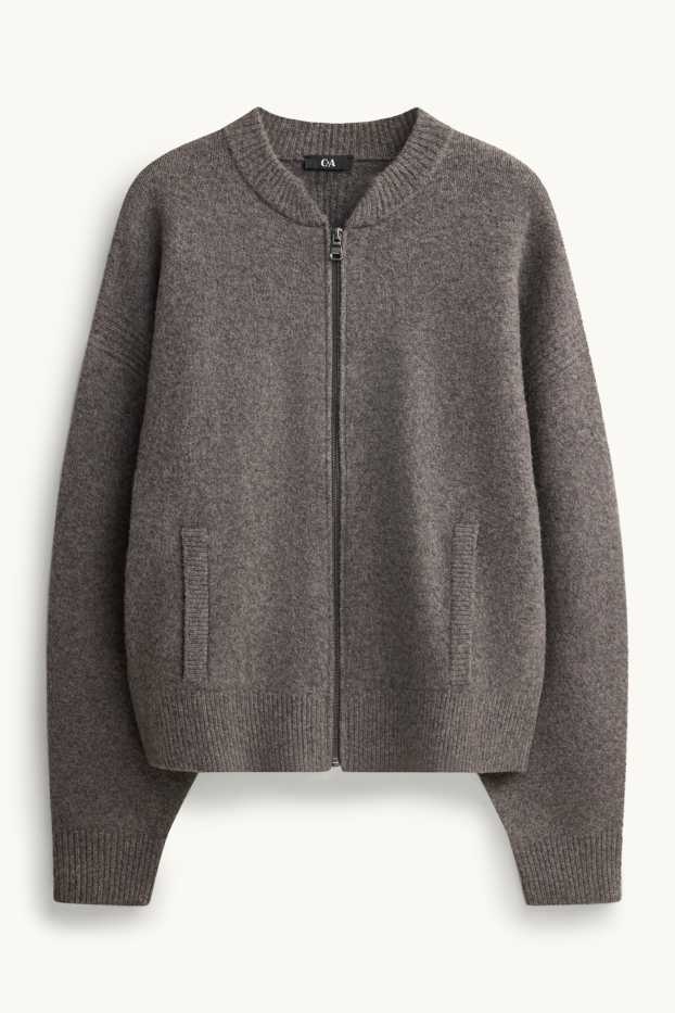 Dames - Vest - grijs-mix