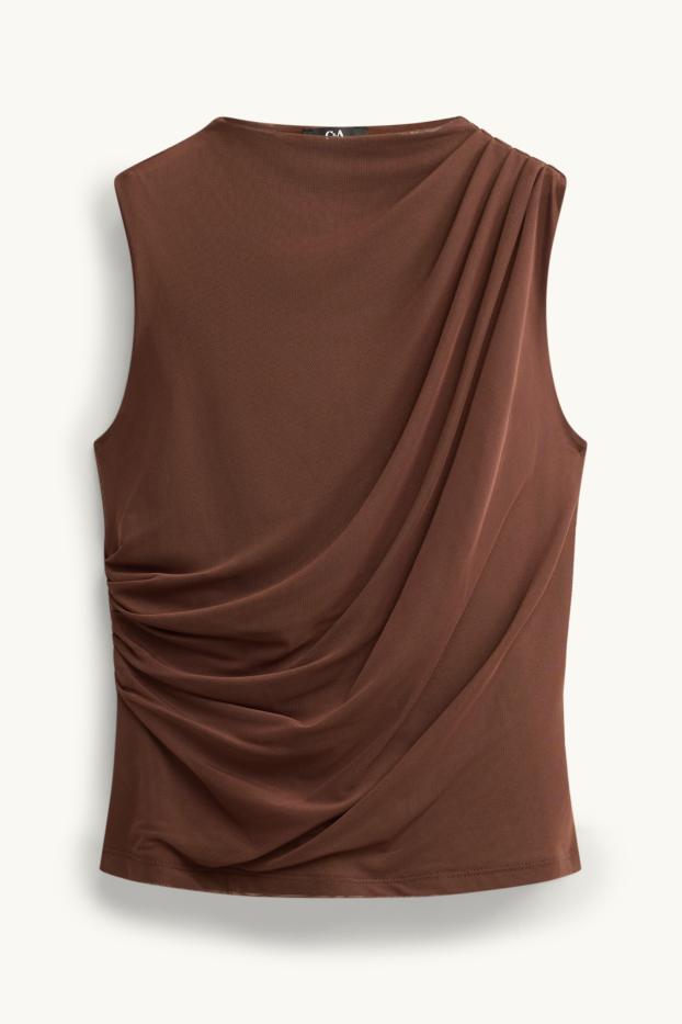 Dames - Topje - bruin