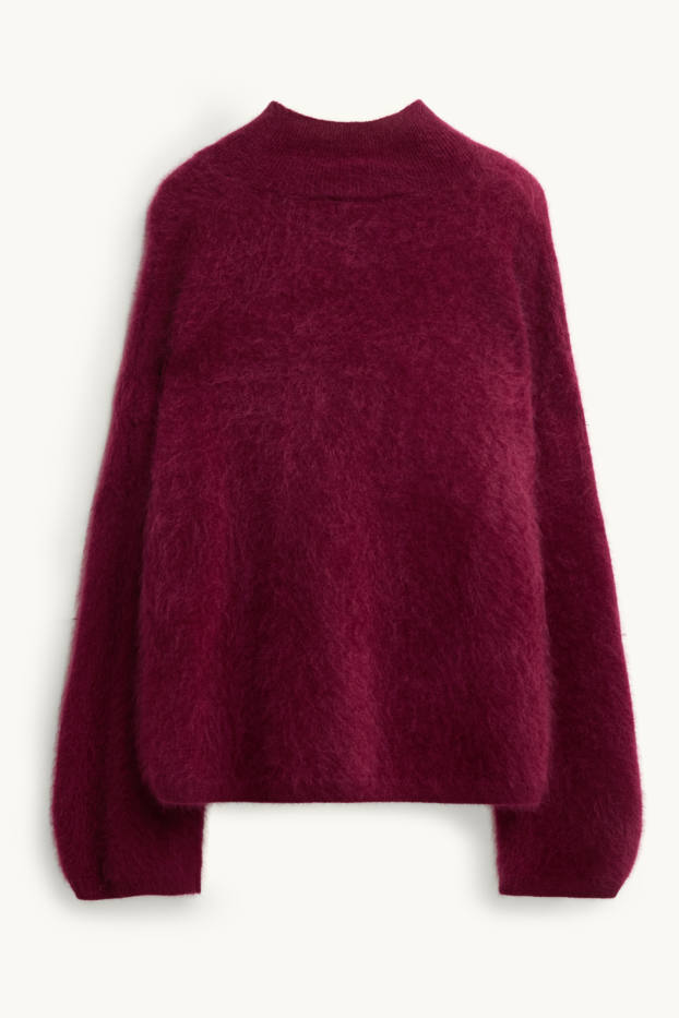Damen - Kaschmir-Pullover - bordeaux