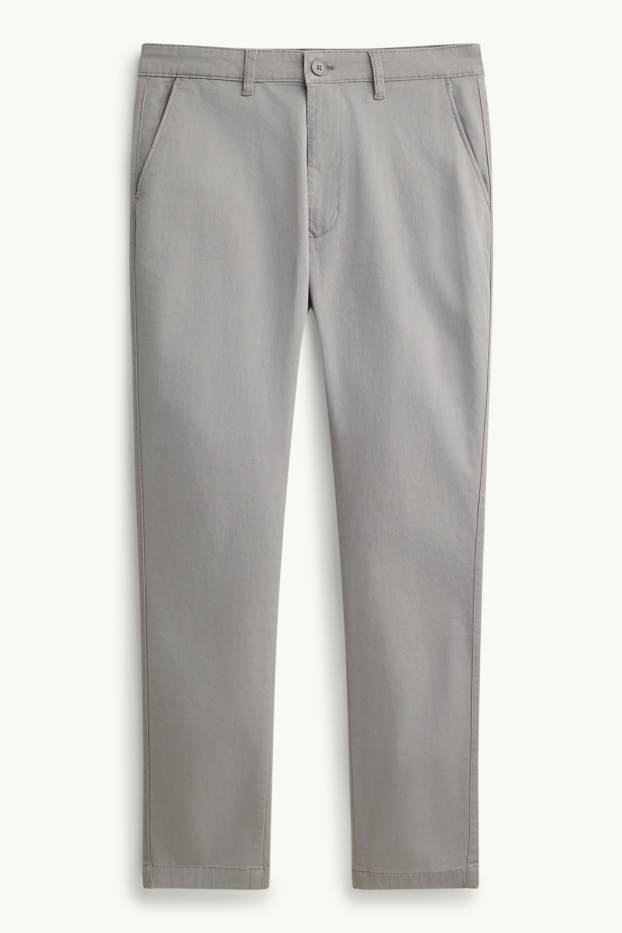 Heren - Chino - slim fit - grijs