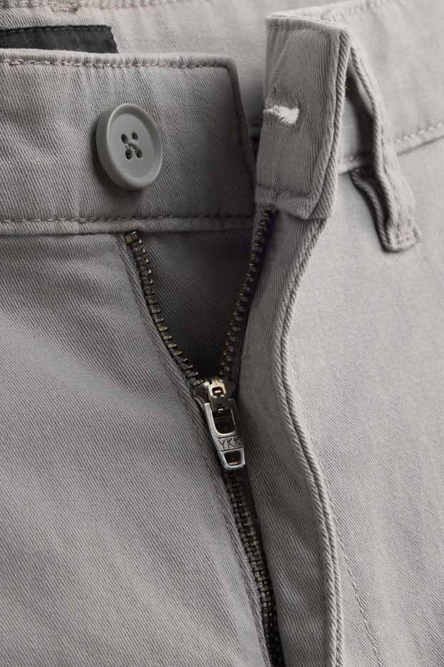 Heren - Chino - slim fit - grijs
