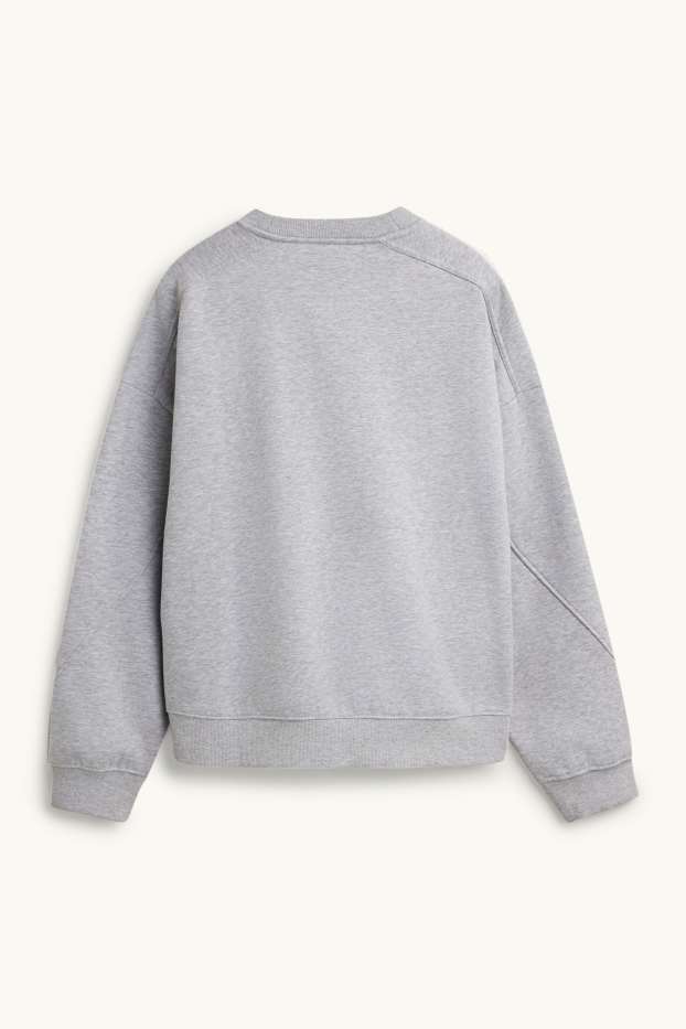 Dames - Sweatshirt - licht grijs-mix