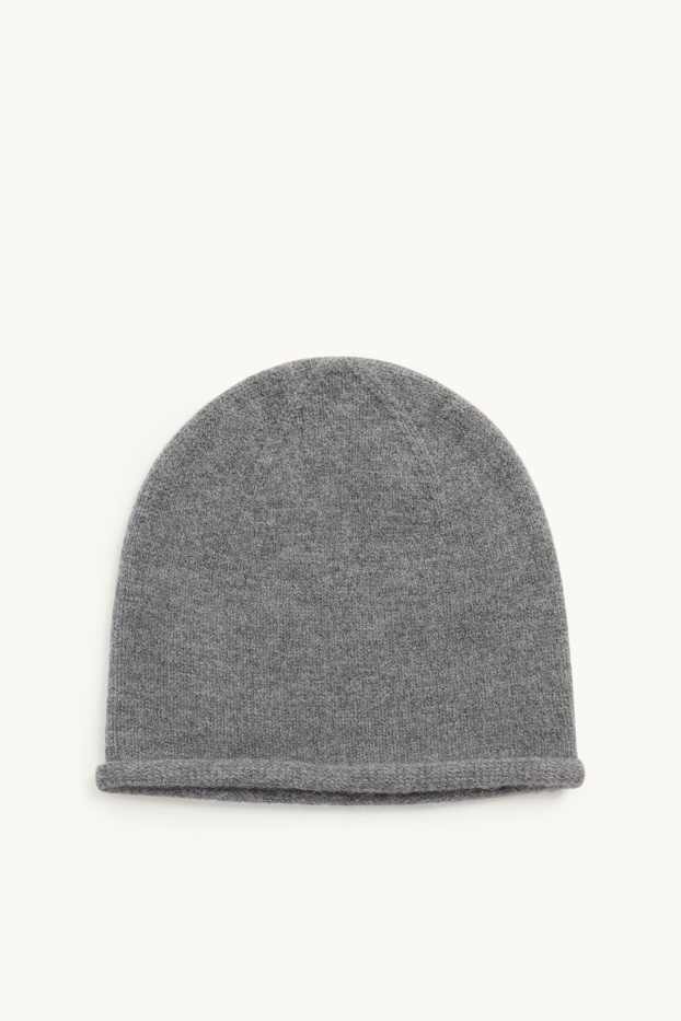 Children Girls - Hat - gray-melange