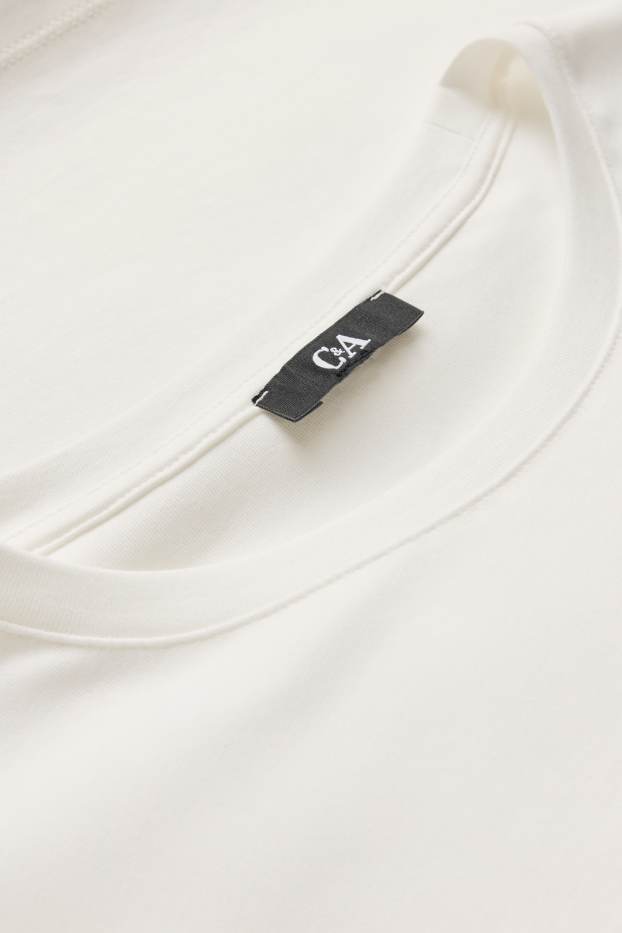 Dona - Samarreta de màniga curta - relaxed fit - blanc