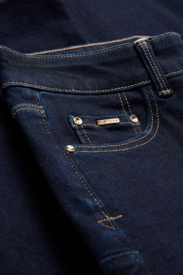 Dames - Bootcut jeans - mid waist - shaping jeans - LYCRA® - jeansdonkerblauw