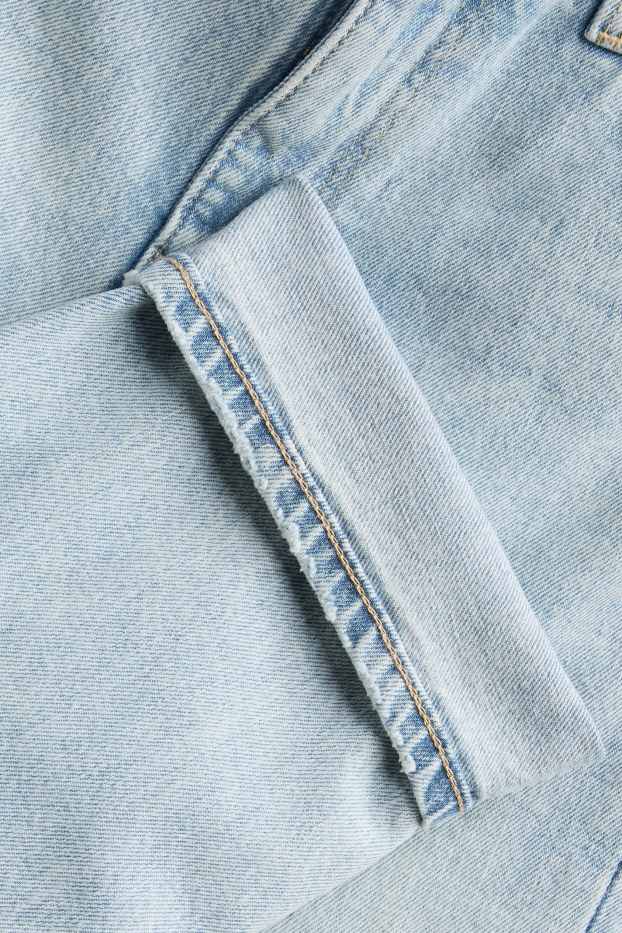 Damen - Straight Jeans - High Waist - helljeansblau