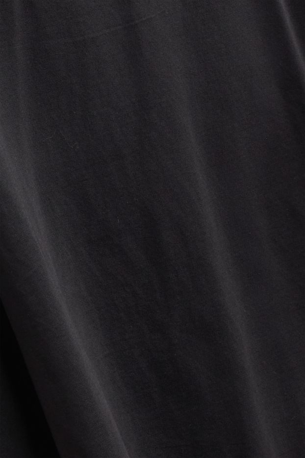 Damen - T-Shirt - Relaxed Fit - schwarz