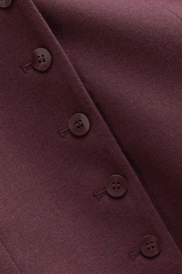 Donna - Gilet business - slim fit - bordeaux