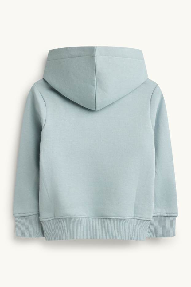 Kinderen: jongens - Wilde dieren - hoodie - lichtblauw