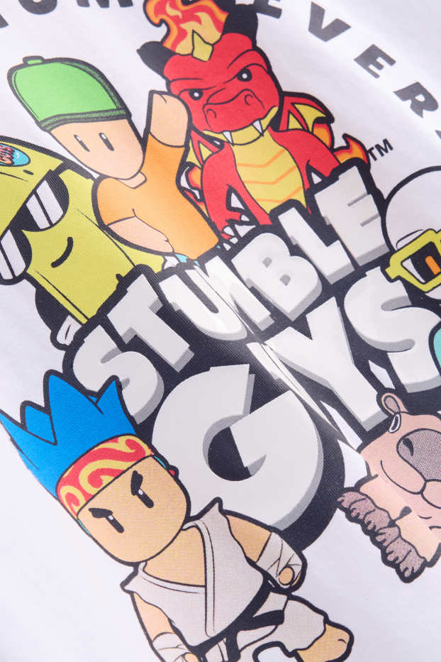 Enfants garçons - Stumble Guys - T-shirt - blanc