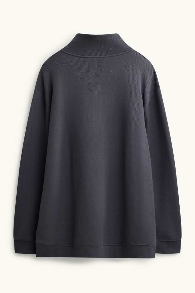 Men - Sweatshirt - blue / dark gray