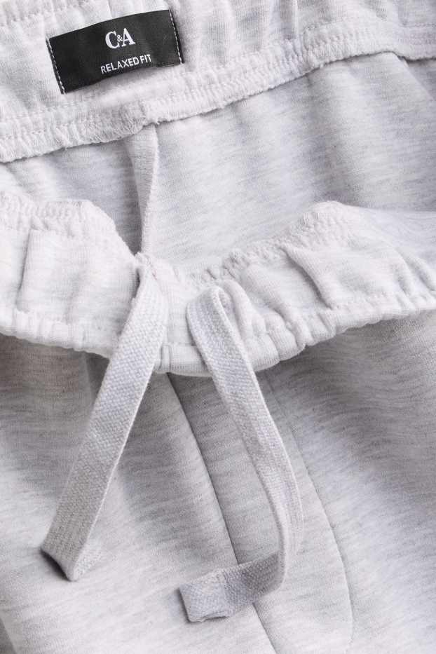 Bărbați - Pantaloni de trening - gri deschis melanj