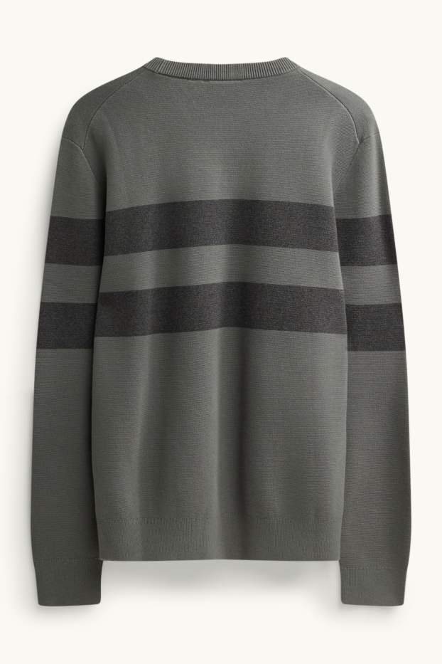 Home - Jersei - de ratlles - gris/gris