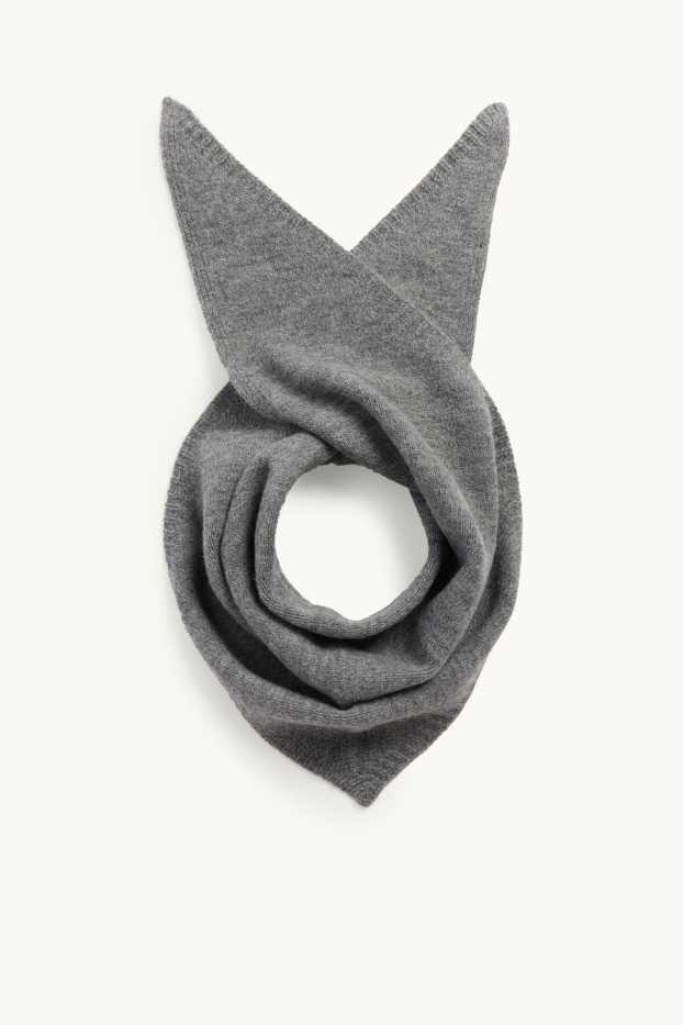 Enfants filles - Foulard - gris chiné