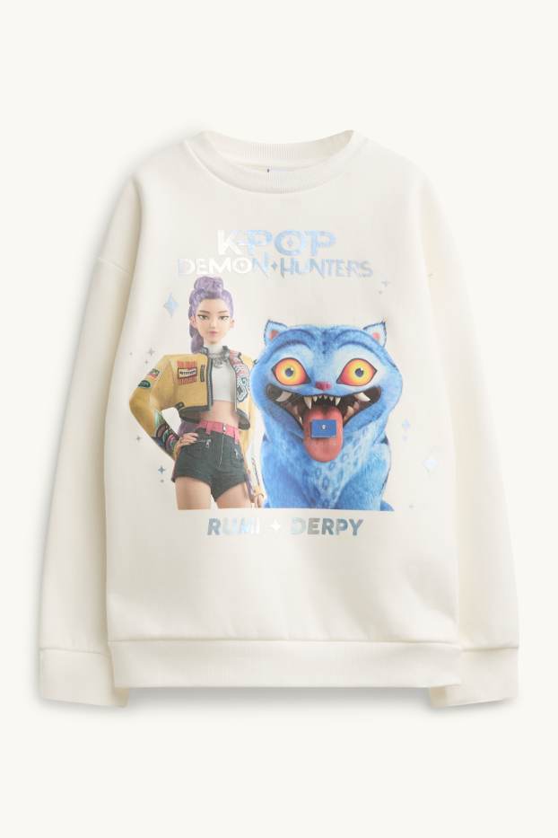 Enfants filles - KPop Demon Hunters - Sweat - blanc crème