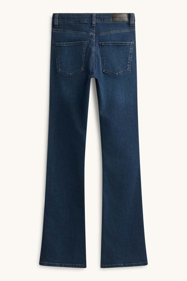 Damen - Bootcut Jeans - Mid Waist - LYCRA® - dunkeljeansblau