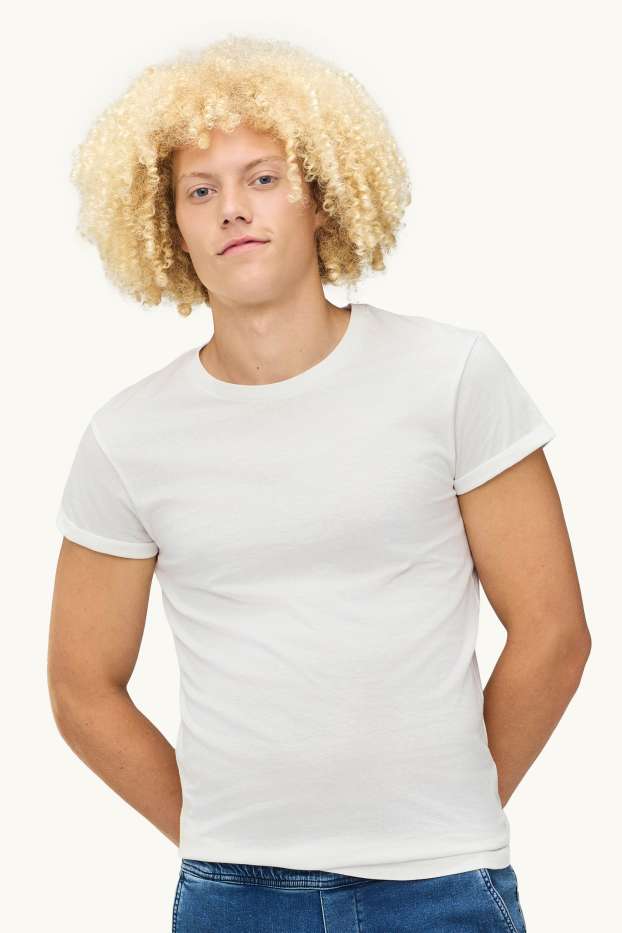 Bărbați - Tricou - regular fit - alb