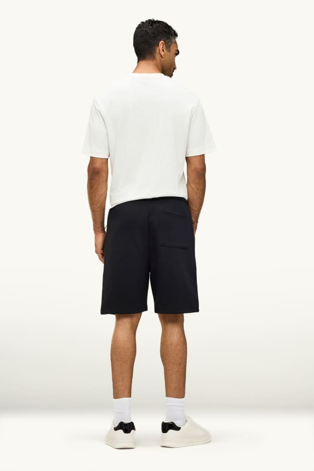 Herren - Sweatshorts - schwarz