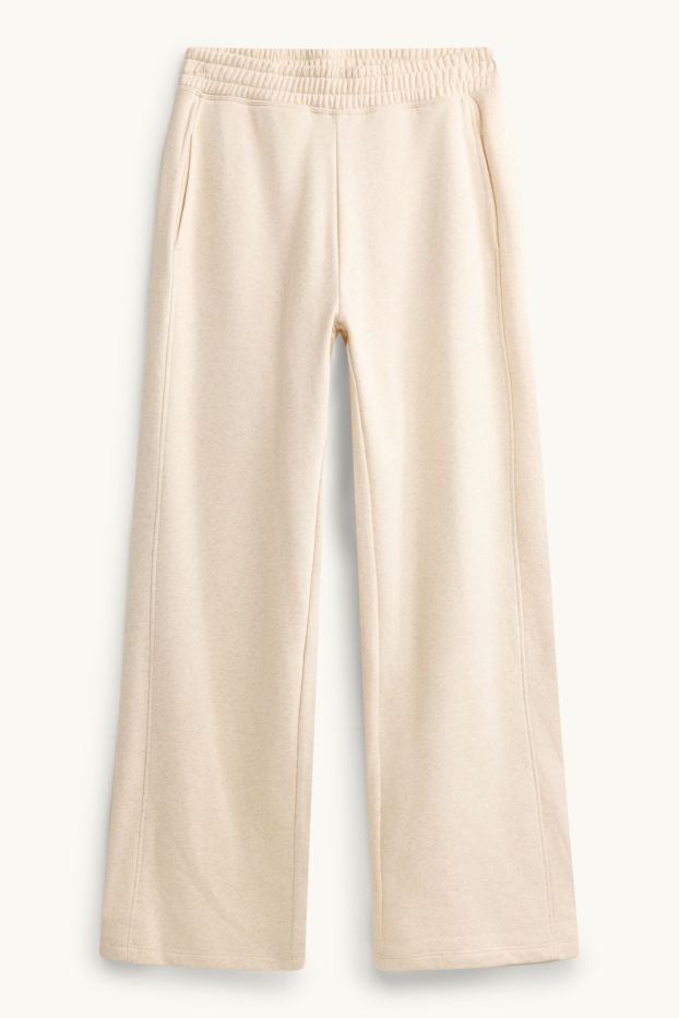 Dames - Joggingbroek - beige-mix