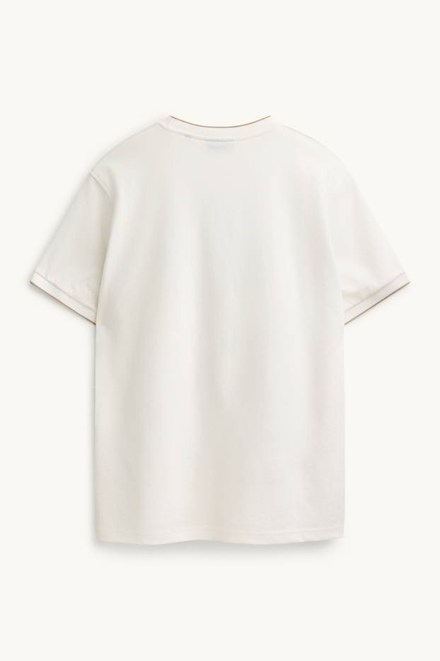 Hommes - T-shirt - regular fit - blanc