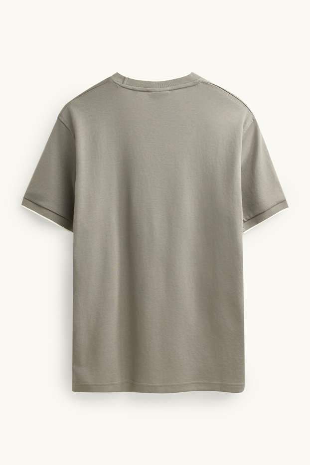 Hommes - T-shirt - regular fit - vert