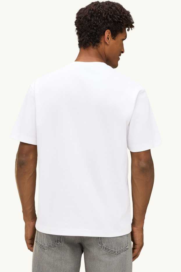 Uomo - T-shirt - relaxed fit - bianco
