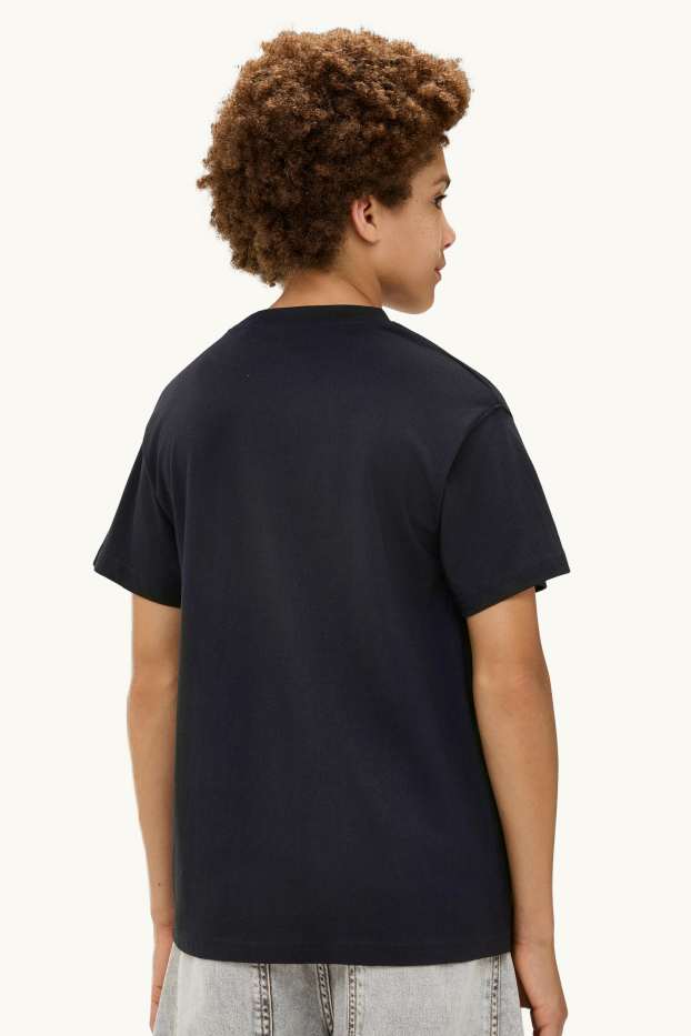 Kinder Jungen - Minecraft - Kurzarmshirt - schwarz