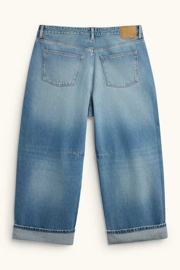 Dona - Barrel Jeans - high waist - texà blau