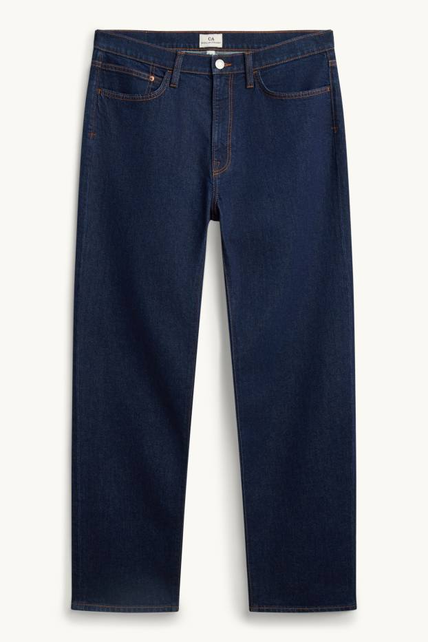 Men - Straight jeans - denim-dark blue