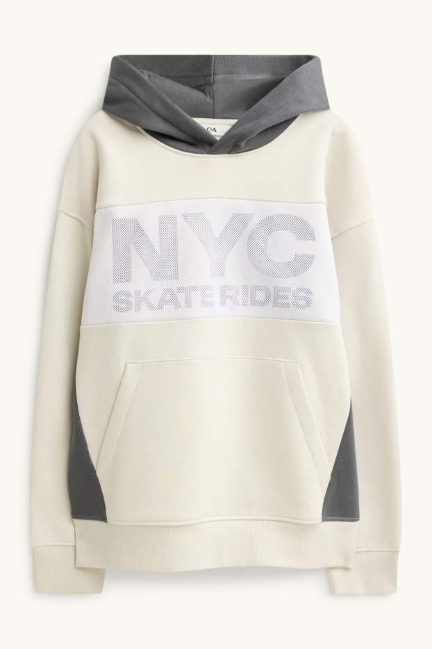 Kinder Jungen - Skater - Hoodie - beige