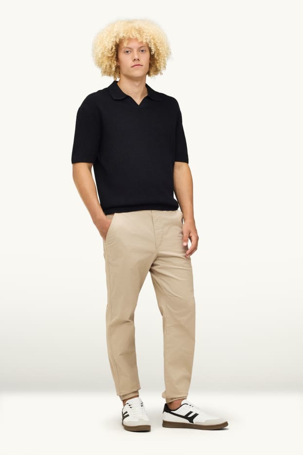 Home - Xinos - tapered fit - beix