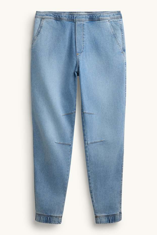 Pánské - Tapered jeans - jog denim - LYCRA® - džíny - světle modré