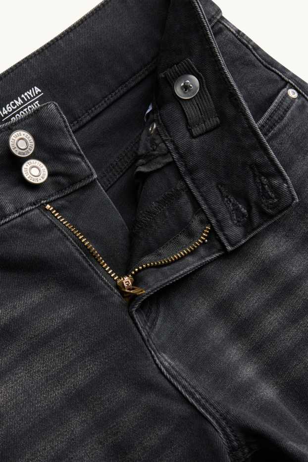 Children Girls - Bootcut jeans - LYCRA® - denim-dark gray