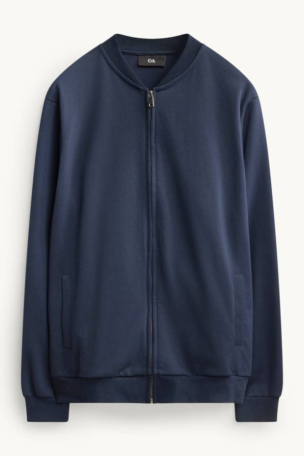 Heren - Sweatvest - blauw