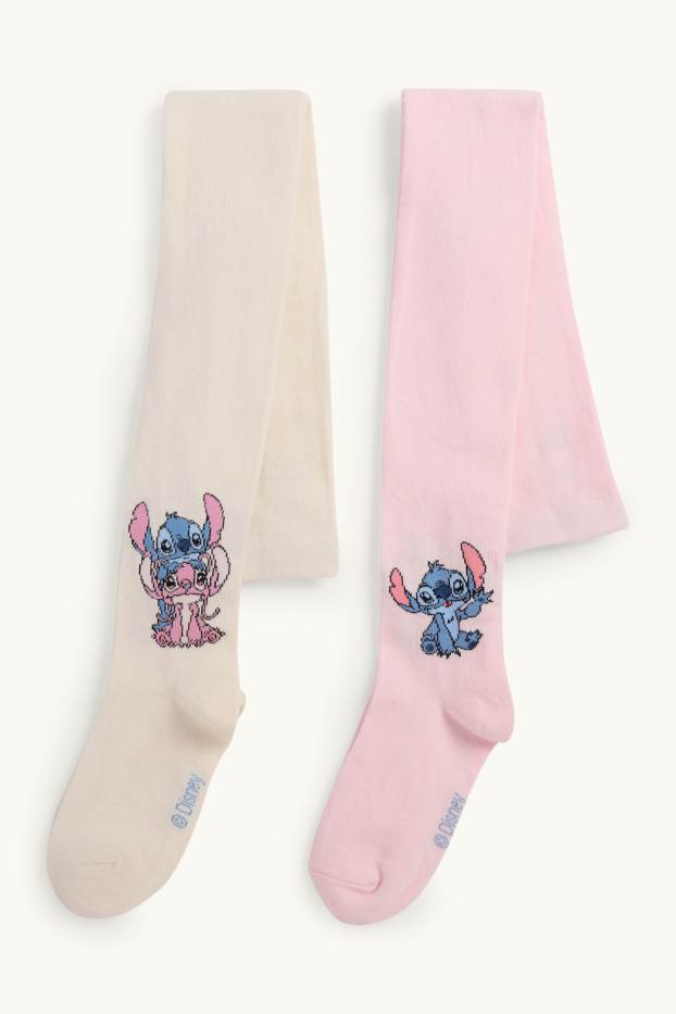 Nena - Paquet de 2 - Lilo & Stitch - leotards - rosa