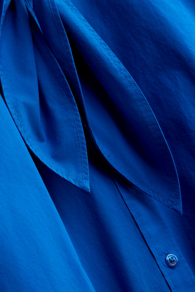 Dames - Overhemdblouse - blauw