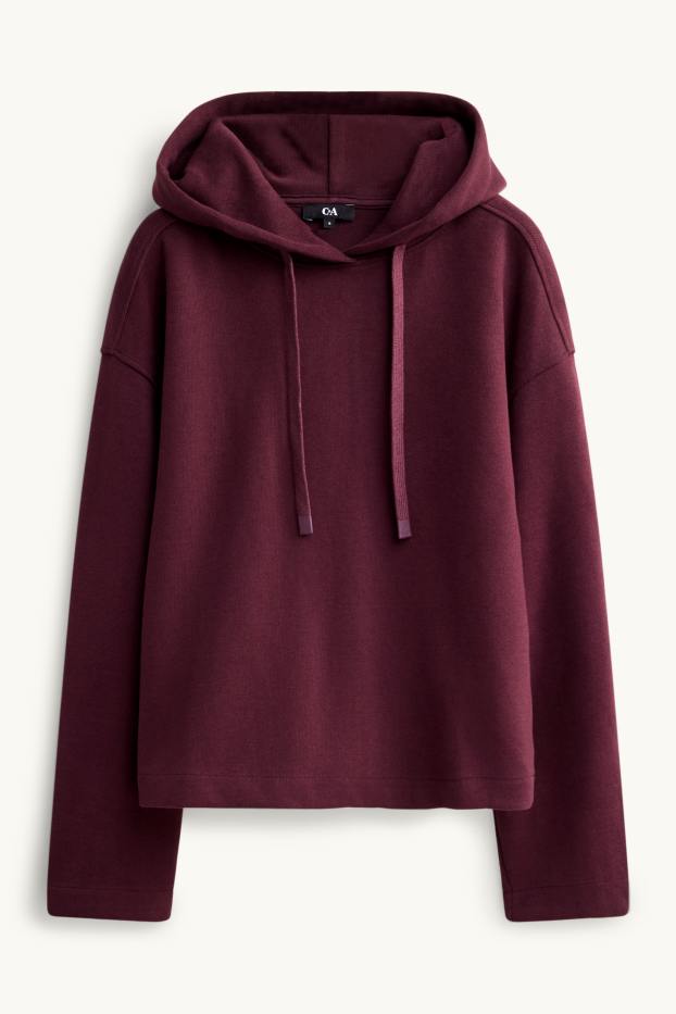 Women - Hoodie - bordeaux
