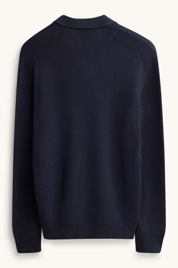 Herren - Pullover - dunkelblau