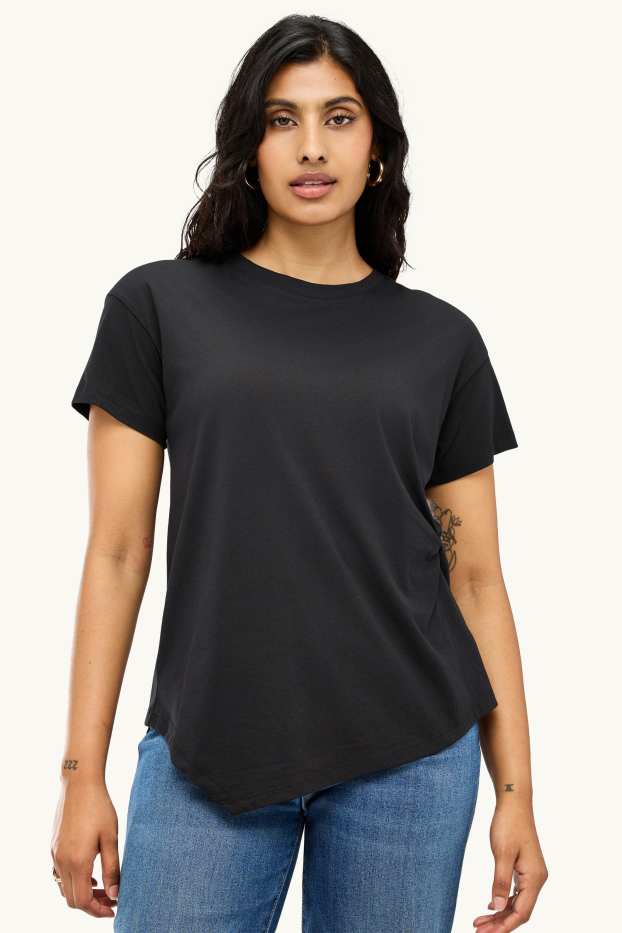 Femmes - T-shirt - regular fit - noir
