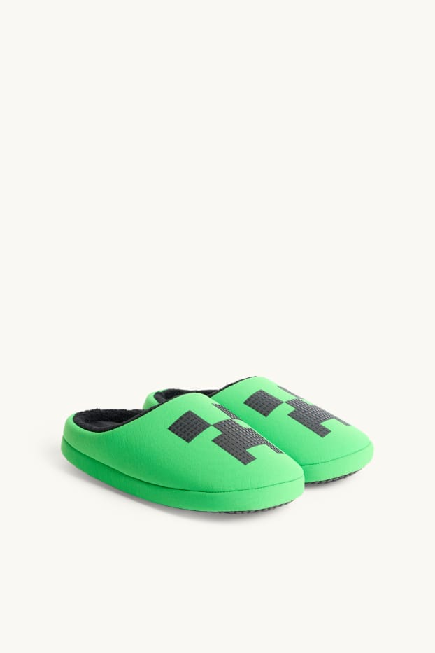 Nen - Minecraft - sabatilles - verd