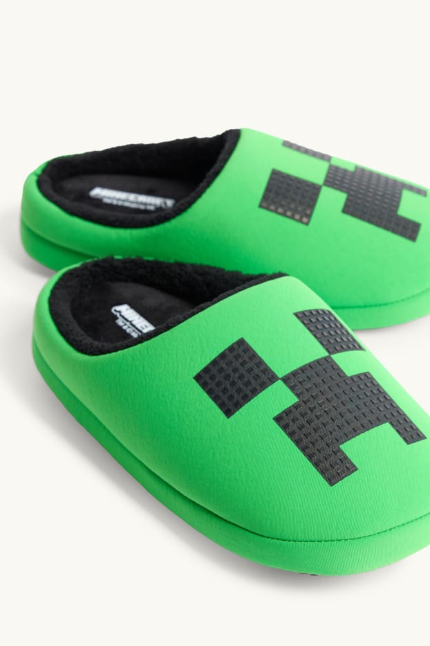 Nen - Minecraft - sabatilles - verd