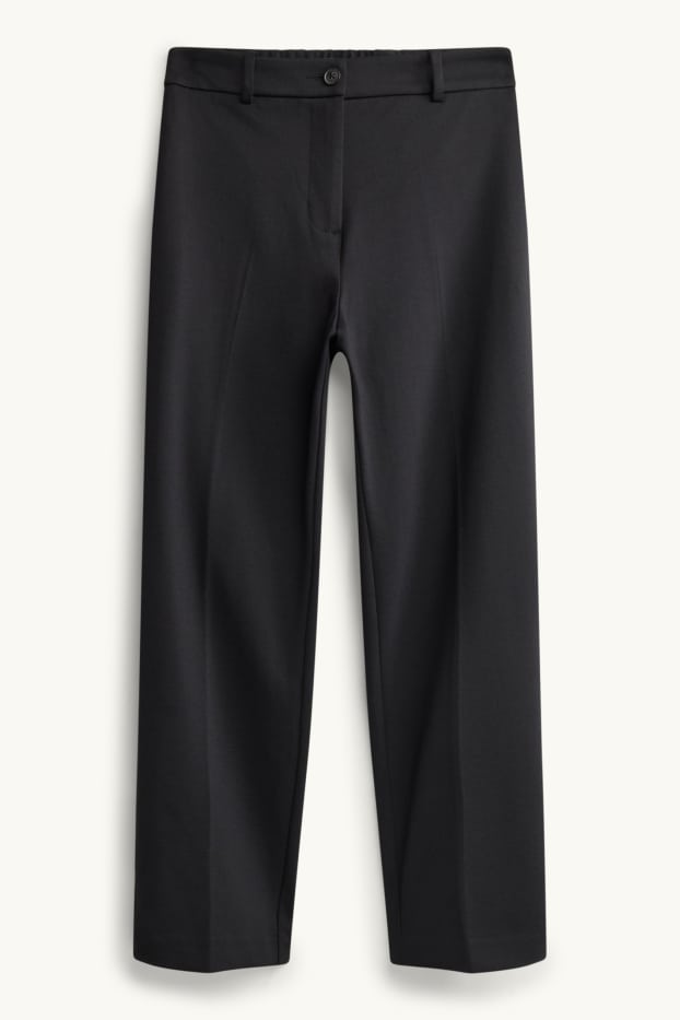 Donna - Pantaloni business - vita alta - regular fit - nero