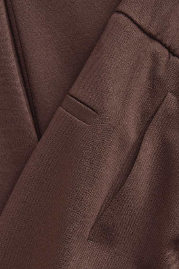 Damen - Business-Hose - High Waist - Regular Fit - braun