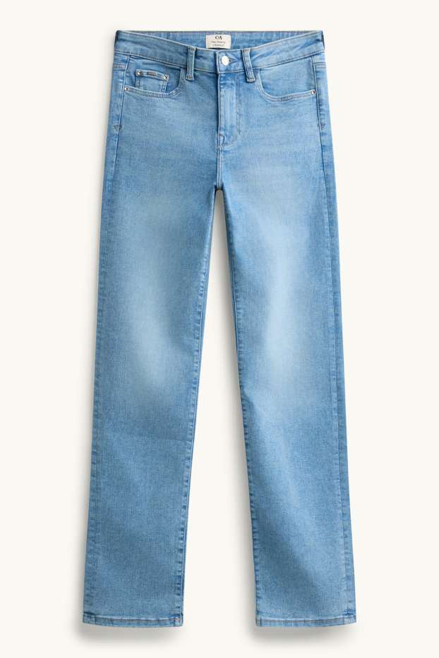 Dames - Straight jeans - mid waist - shaping jeans - LYCRA® - jeanslichtblauw