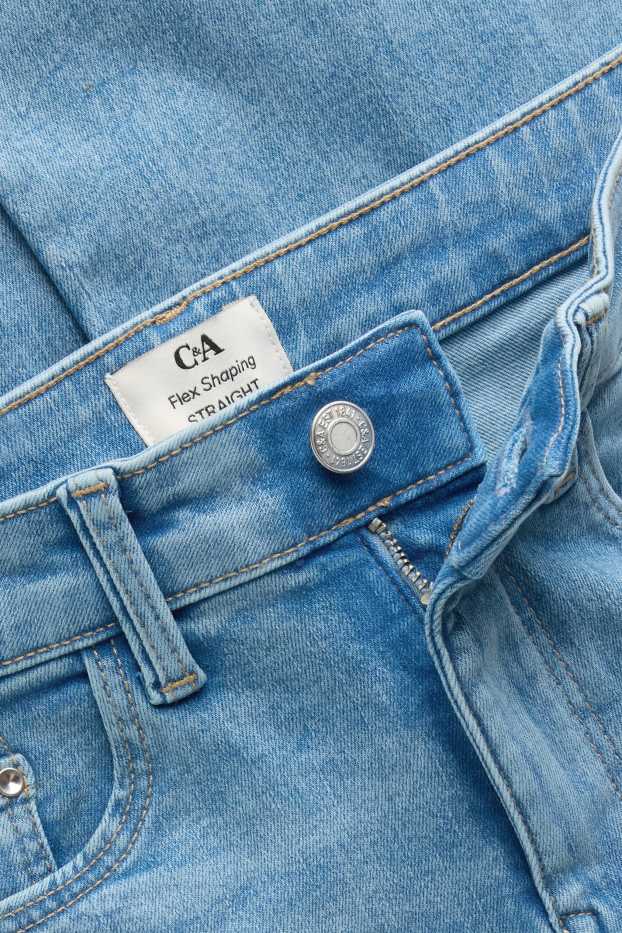 Dames - Straight jeans - mid waist - shaping jeans - LYCRA® - jeanslichtblauw