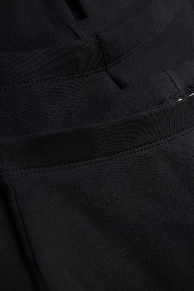 Kinder Mädchen - Multipack 2er - Flared Leggings - schwarz
