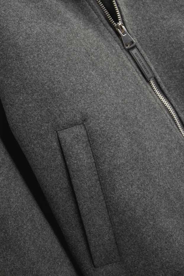 Bambine - Giacca bomber - foderata - grigio scuro